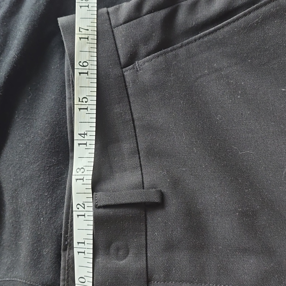 Lauren Ralph Lauren Black Lebel Classic Black Men's Dress Pants - Picture 8 of 10
